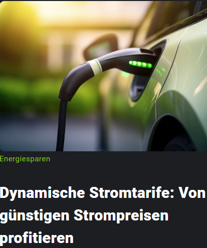 Dynamische Stromtarife Blogbeitrag