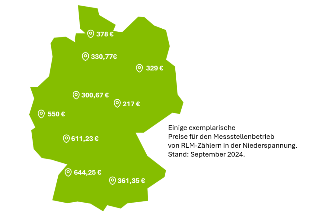 Preise RLM Zähler Niederspannung